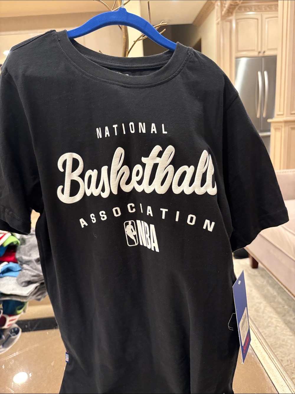 NBA Black Short-Sleeve 'Basketballs Association' Graphic Tee